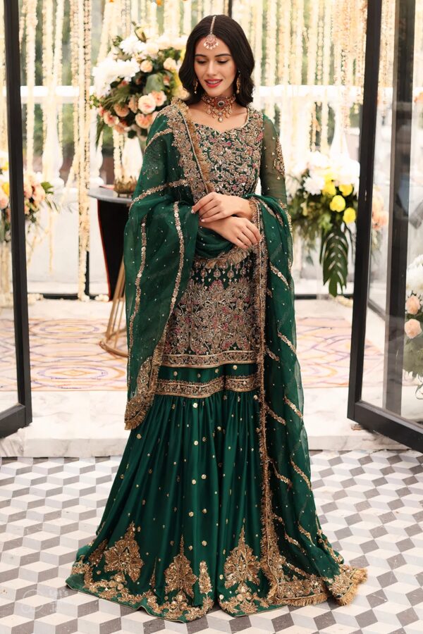 Emerald Royale Sharara Set