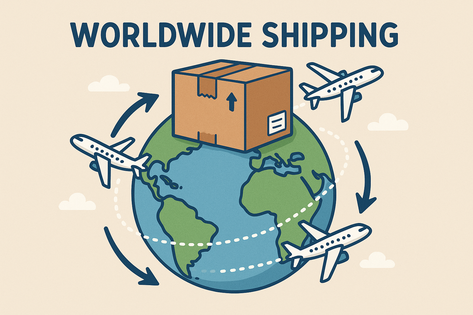 worldwide shipping