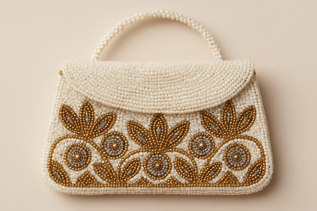 beaded purse
